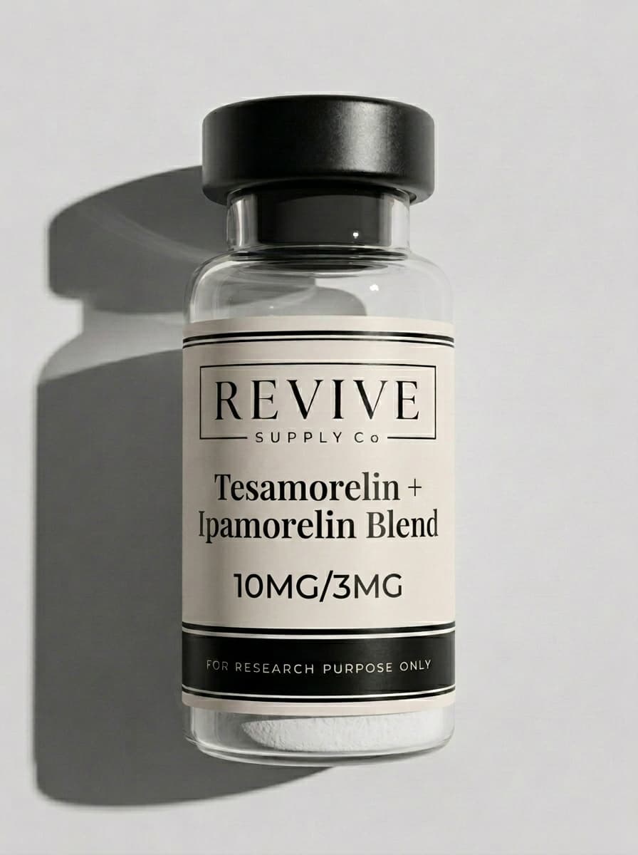 Tesamorelin + Ipamorelin Blend Revive vial